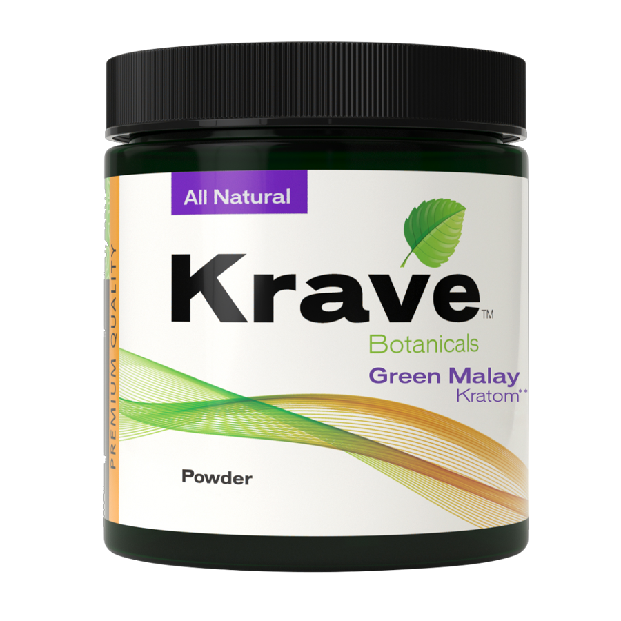 Krave Kratom - Green Malay Powder