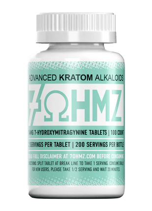 7OHMZ 14mg 7-हाइड्रॉक्सीमिट्रागाइनिन टैबलेट (30 टैबलेट / 100 टैबलेट की बोतल) 