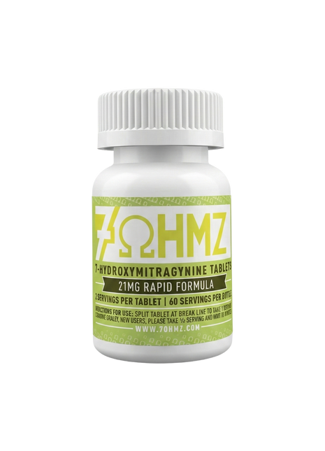 7OHMZ Rapid Formula  21mg 7-Hydroxymitragynine Tablets (30-Count)