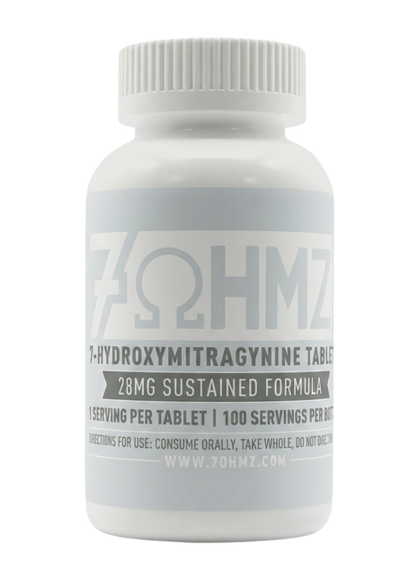 7OHMZ Sustained Formula 28mg Extended Release Tablets (100-Count Bulk)