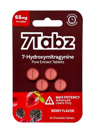 7Tabz 65mg 4 Count - Berry
