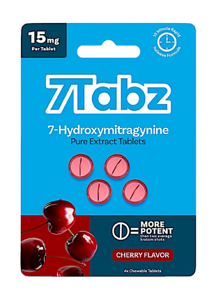 7tabz pure extract chewable tablets cherry 15mg 4ct