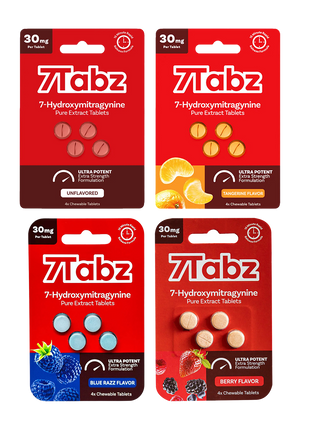 7Tabz प्योर एक्सट्रैक्ट चबाने योग्य टैबलेट 30 मि.ग्रा. (4 टैबलेट का पैक) 