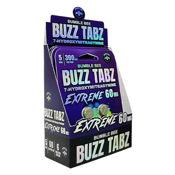 Bumble Bee Buzz Tabz Extreme 60mg - Display Box (6 Packs / 30 Tabs)