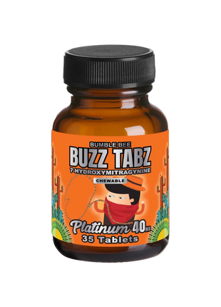 Bumble Bee Buzz Tabz Platinum 40 mg - Tabletas masticables de 7-OH 