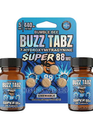 बम्बल बी बज़ टैब्स सुपर 88 मिलीग्राम - 7-ओएच चबाने योग्य टैबलेट (5 टैबलेट / 10 टैबलेट / 20 टैबलेट) 