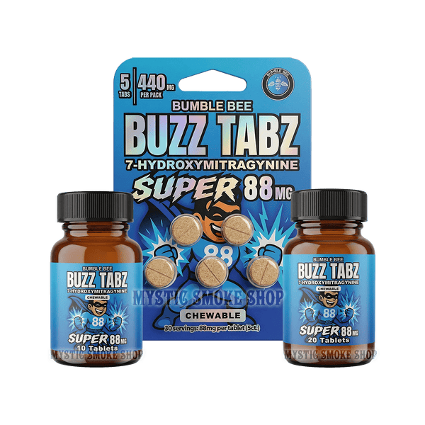 Bumble Bee Buzz Tabz Super 88mg - 7-OH Chewable Tablets (5ct / 10ct / 20ct)