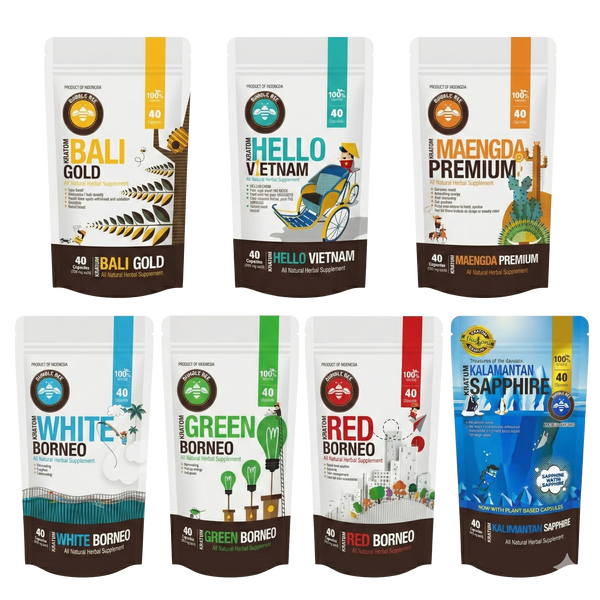 Bumble Bee Kratom Capsules 40 Count