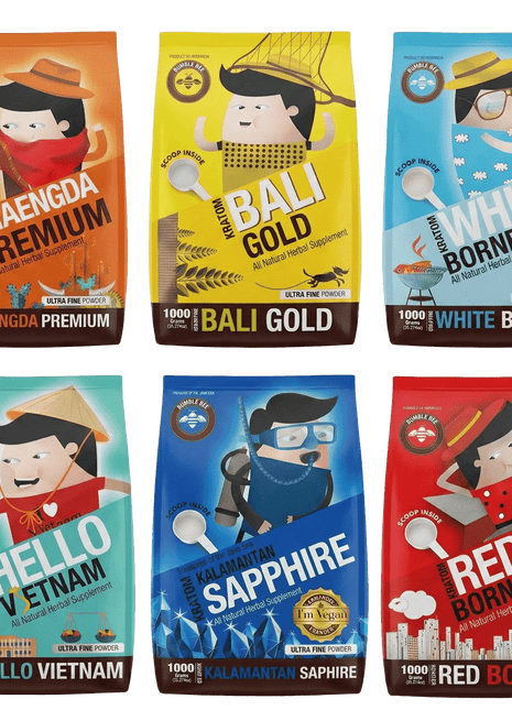 Bumble Bee Kratom 1000g Powder (1 Kilo)