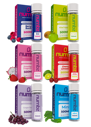 Numbz Fruit Flavored 7OH Kratom Chewable Tablets 500mg (10 Count)