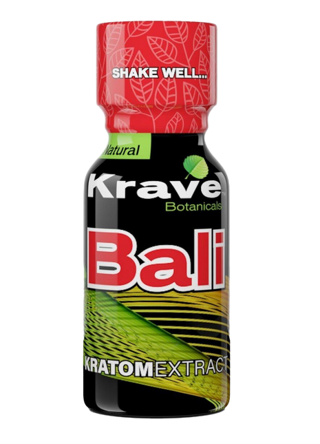 Krave Kratom - Tiro de mezcla de Bali