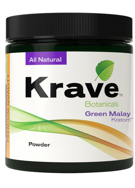 Krave Kratom - Green Malay Powder