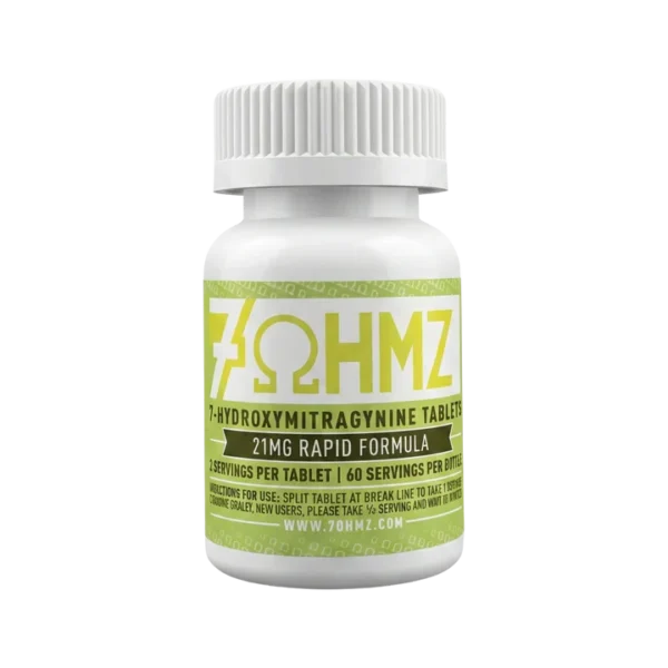 7ohmz rapid formula 21mg 7 hydroxymitragynine tablets (30 count)