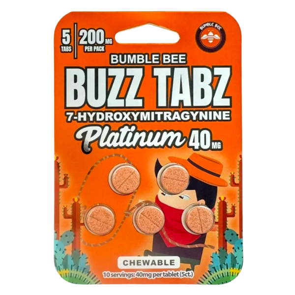 bumble bee buzz tabz platinum 40mg 7 oh chewable tablets