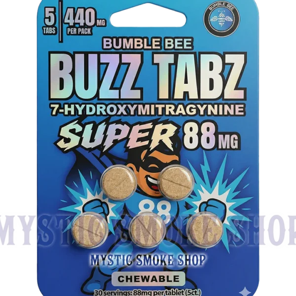 bumble bee buzz tabz super 88mg 7 oh chewable tablets (5ct / 10ct / 20ct)